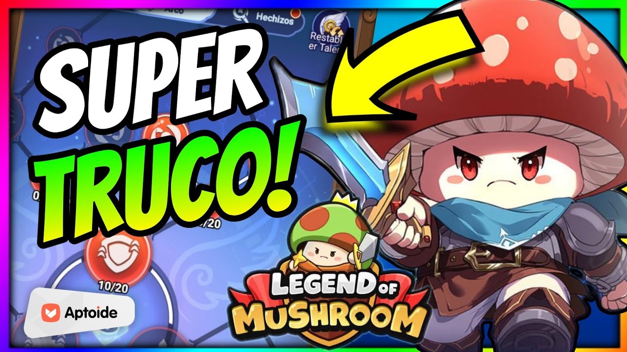 ▶️ TRUCO PARA SER MAS PODEROSO!! 🍄 Legend of Mushroom 🍄
