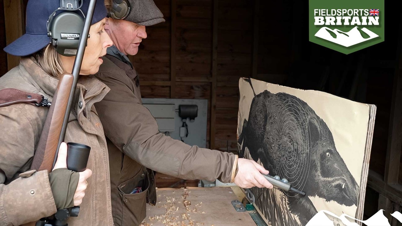 Helen uczy się, jak uderzyć biegnącego dzika