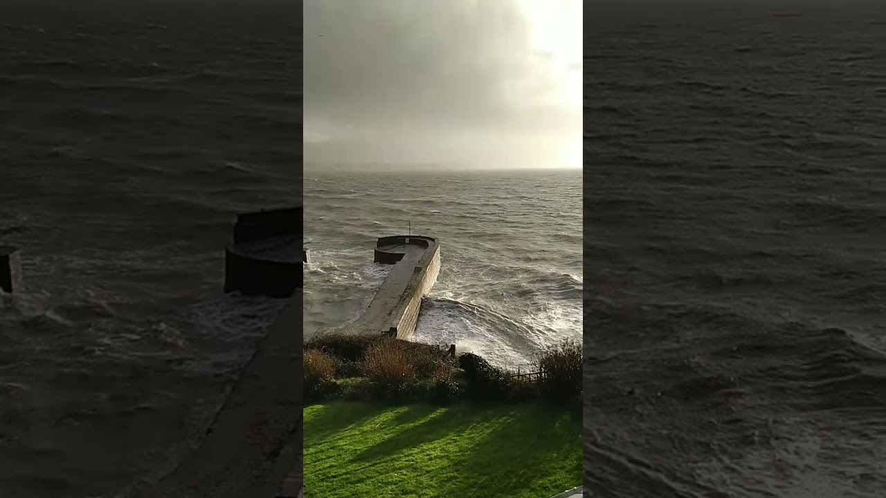 Storm Chandra in Cornwall