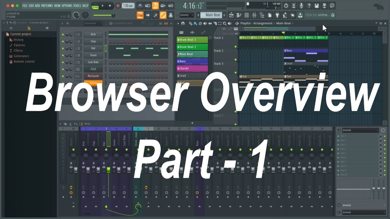 FL Studio: Browser overview part-1