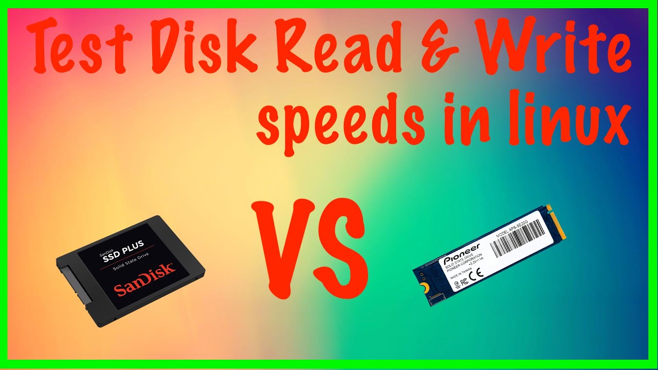 Linux Wednesday's # 33 Test disc speeds in Linux.