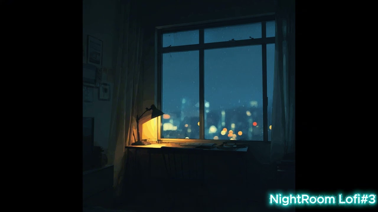 10 PM Late Night Study 🌃 Cozy Raining Window Loop [Lo-Fi Hip Hop] | 沉浸式專注音樂 | 無廣告