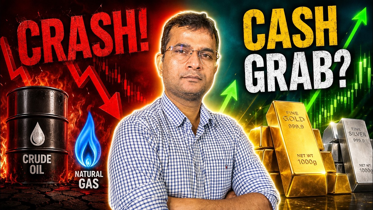 Crude Oil & Natural Gas Crash 📉 Gold and Silver Recovery MCX Analysis | Buying Opportunity or Trap?