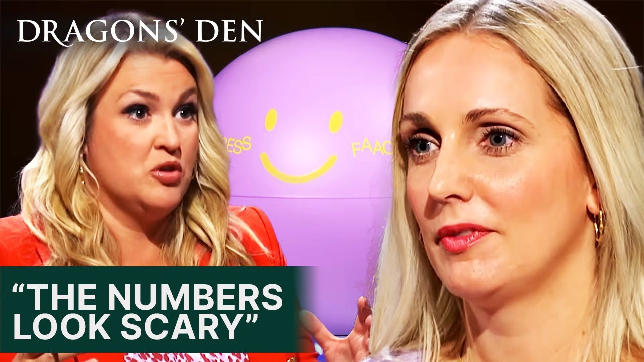 The Dragons Have Concerns Over 'Faace' Entrepreneur's Numbers | Dragons' Den