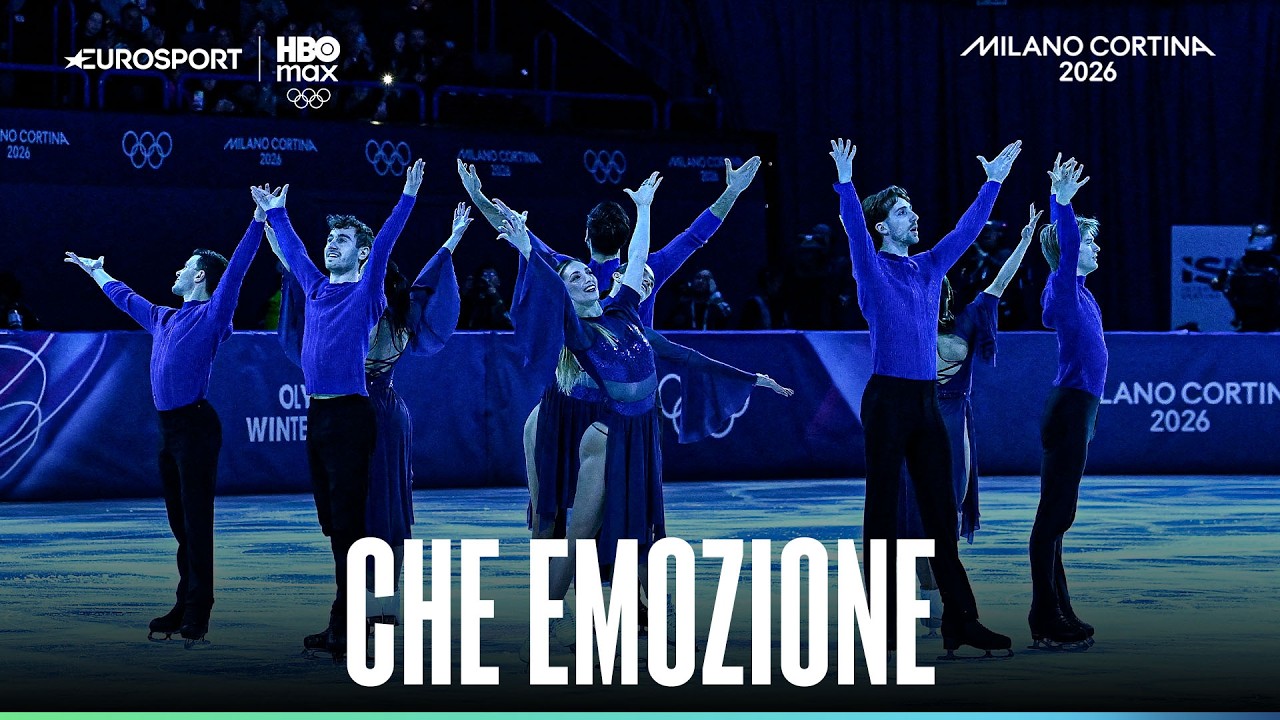 La squadra italiana INCANTA sulle note di PAVAROTTI | #MilanoCortina2026