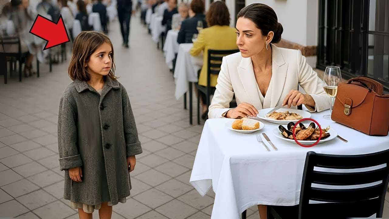 Kann ich Ihre Reste essen?, fragt ein obdachloses Mädchen einen Millionär—und sie verändert alles…