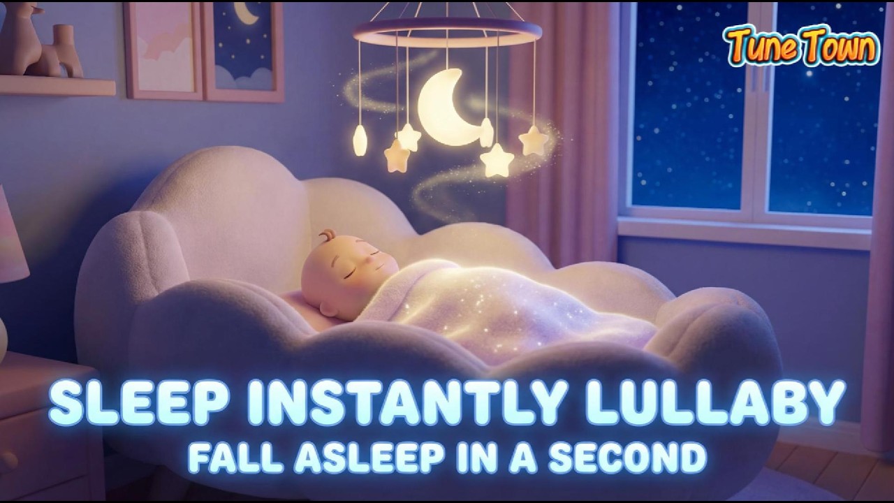 🌙 Baby Lullaby to Sleep Instantly | Relaxing Music for Babies | Tune Town 💫