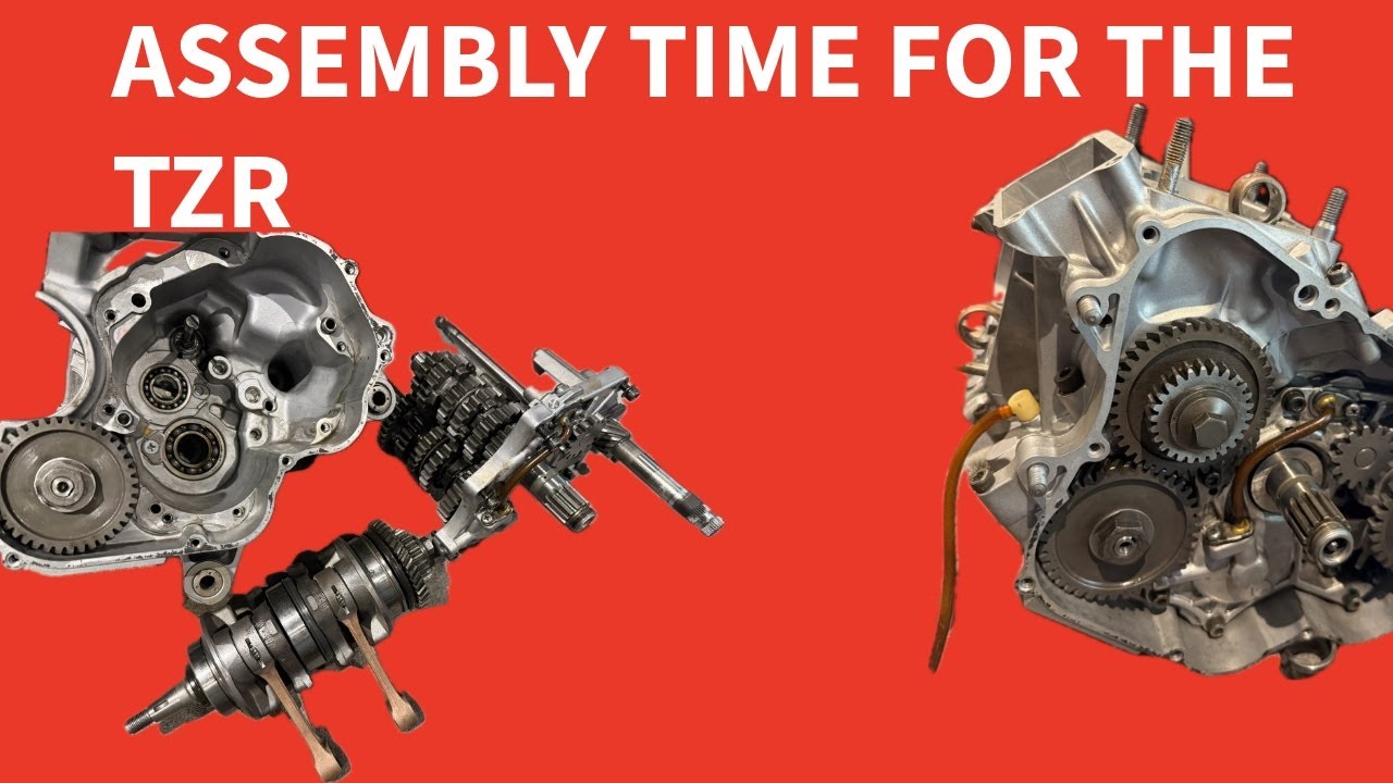 Engine Assembly  time for the TZR 250 | Yamaha. TZR 250 R Part 5