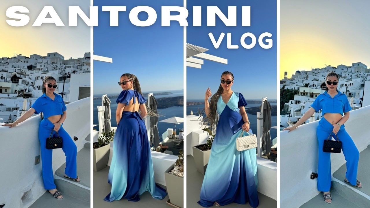 SANTORINI TRAVEL VLOG || LivingWithQuickSteph