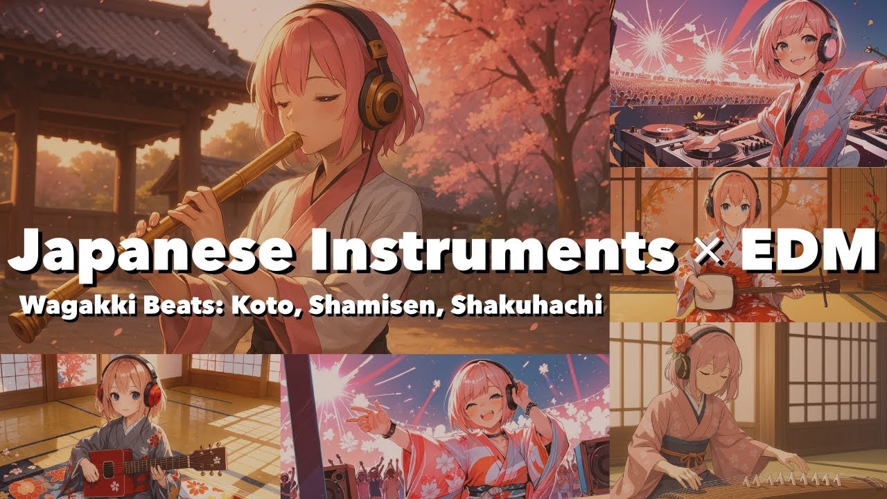 Japanese Instruments EDM Playlist – Koto, Shamisen & Shakuhachi Fusion Beats