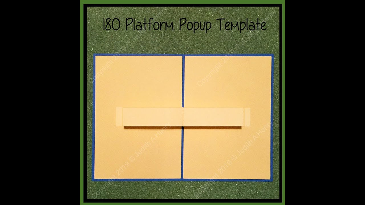 180 degree Popup Platform Template