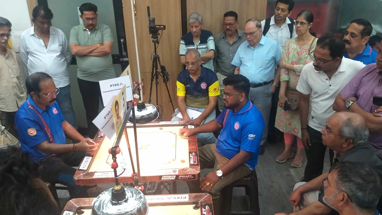 MCA Live Carrom : PQ/411 - Prashant More ( Mumbai ) vs Yogesh Pardesh (Pune)