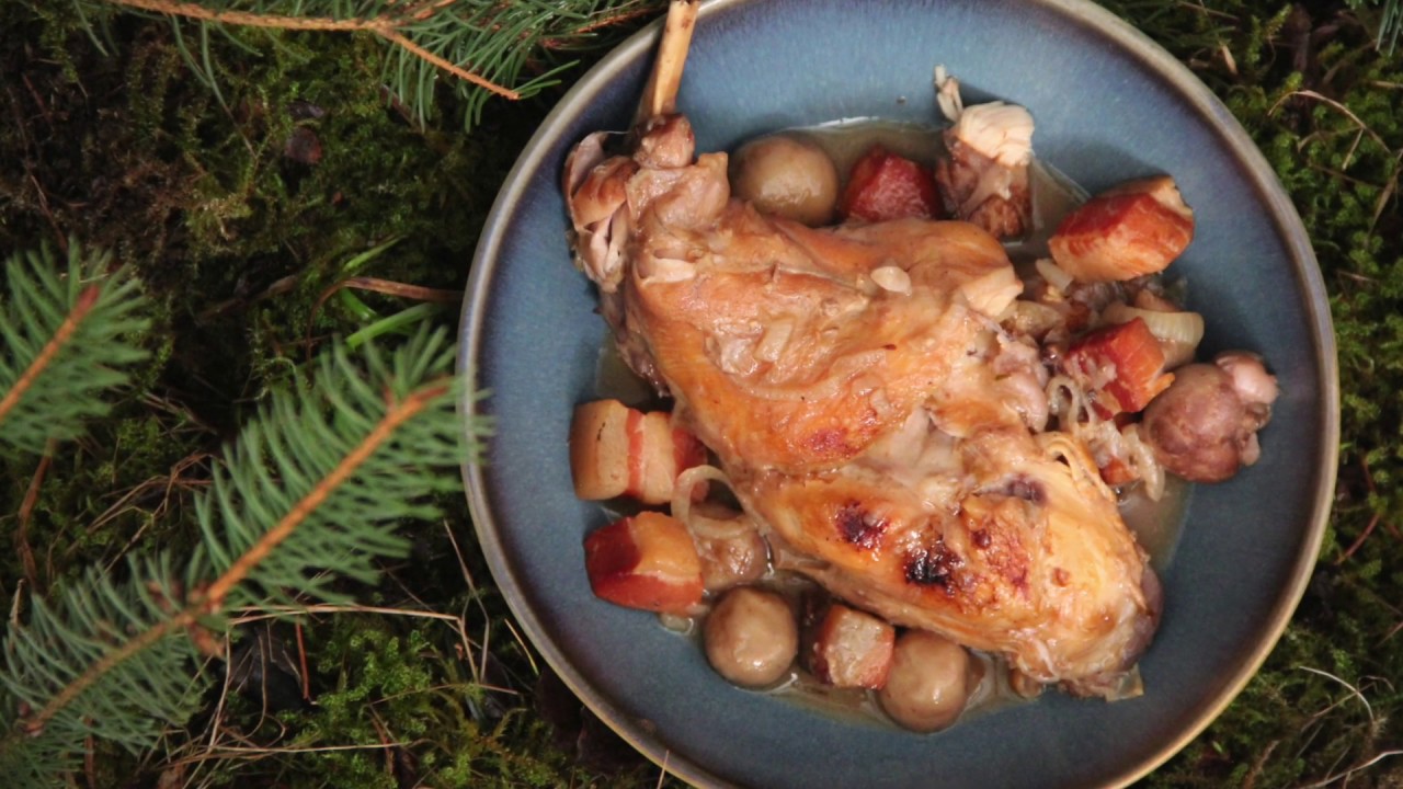 Cuisson du Lapin à l'ancienne.