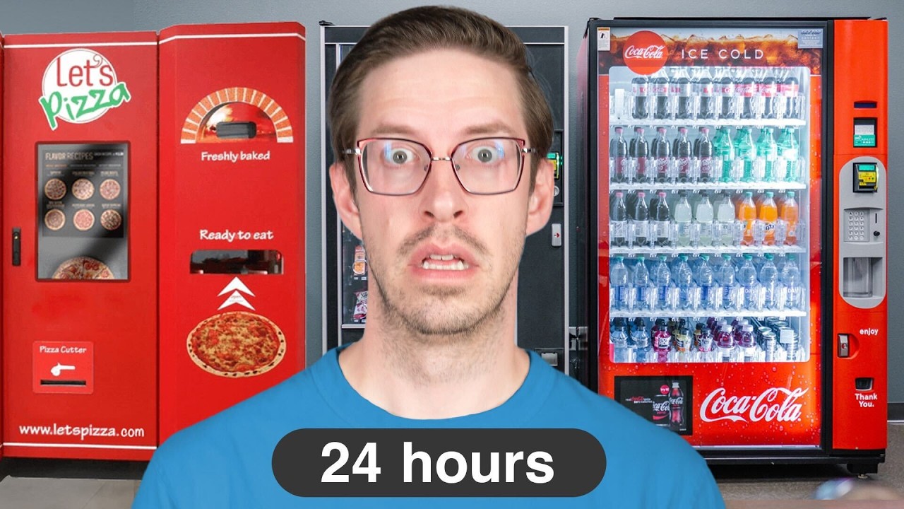 I Ate From Only Vending Machines For A Day