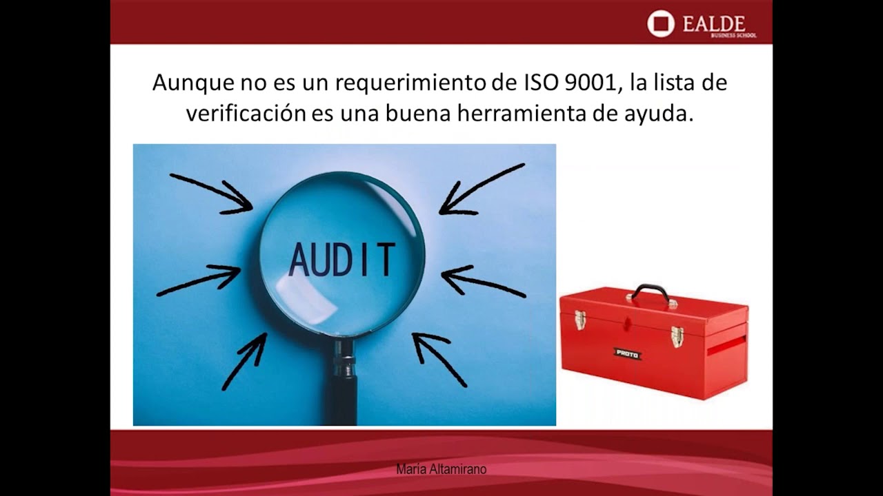 Auditorías ISO 9001: Recomendaciones para la elaboración de las listas de verificación