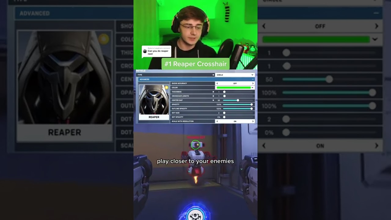 Лучший прицел Жнеца в Overwatch 2 ☠️