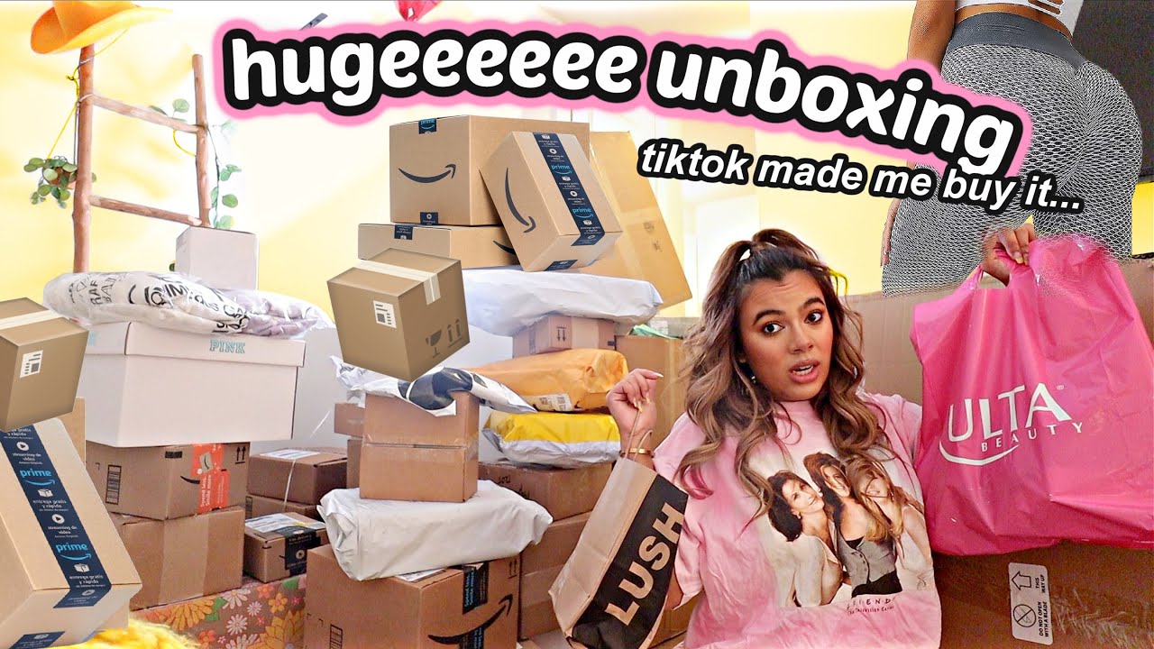 TikTok Made Me Buy It... HUGE WORKOUT CLOTHING + PR MAKEUP HAUL!