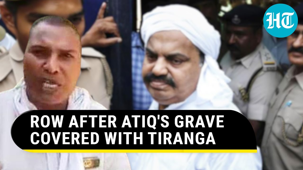 'Atiq Ahmed a martyr': Cong leader sparks fury; Detained for laying Tricolour on gangster's grave