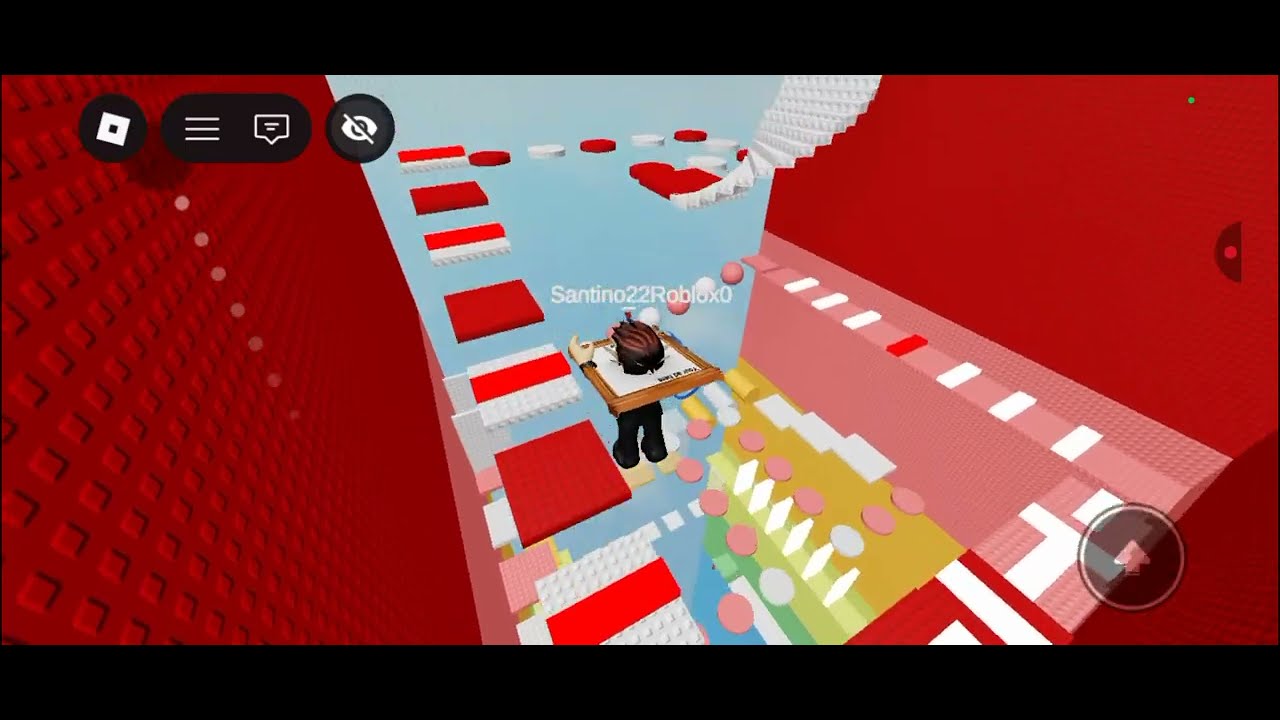 Jugando roblox Parkour troll de antigravedad 