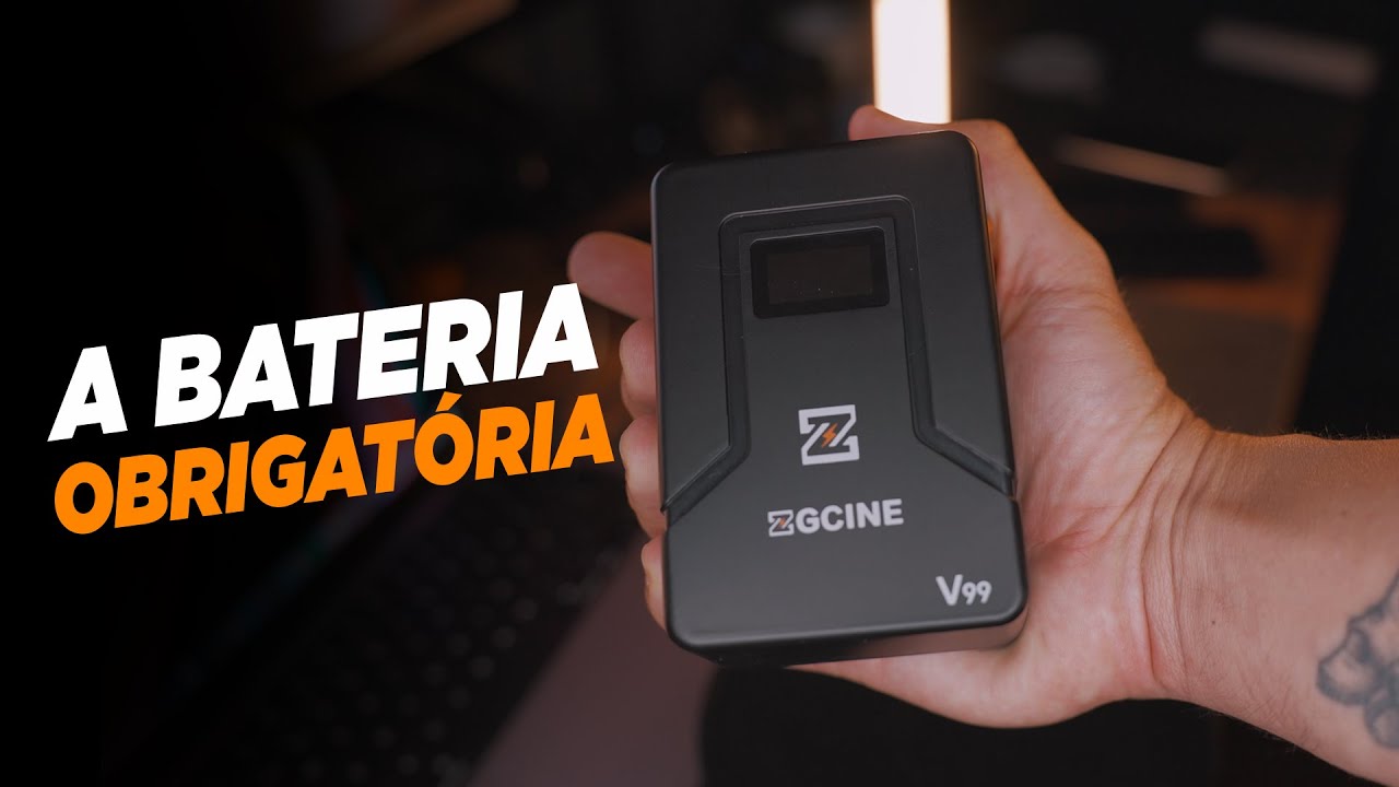 Versátil, Compacta e Poderosa -  Bateria V Mount - ZGCine V99