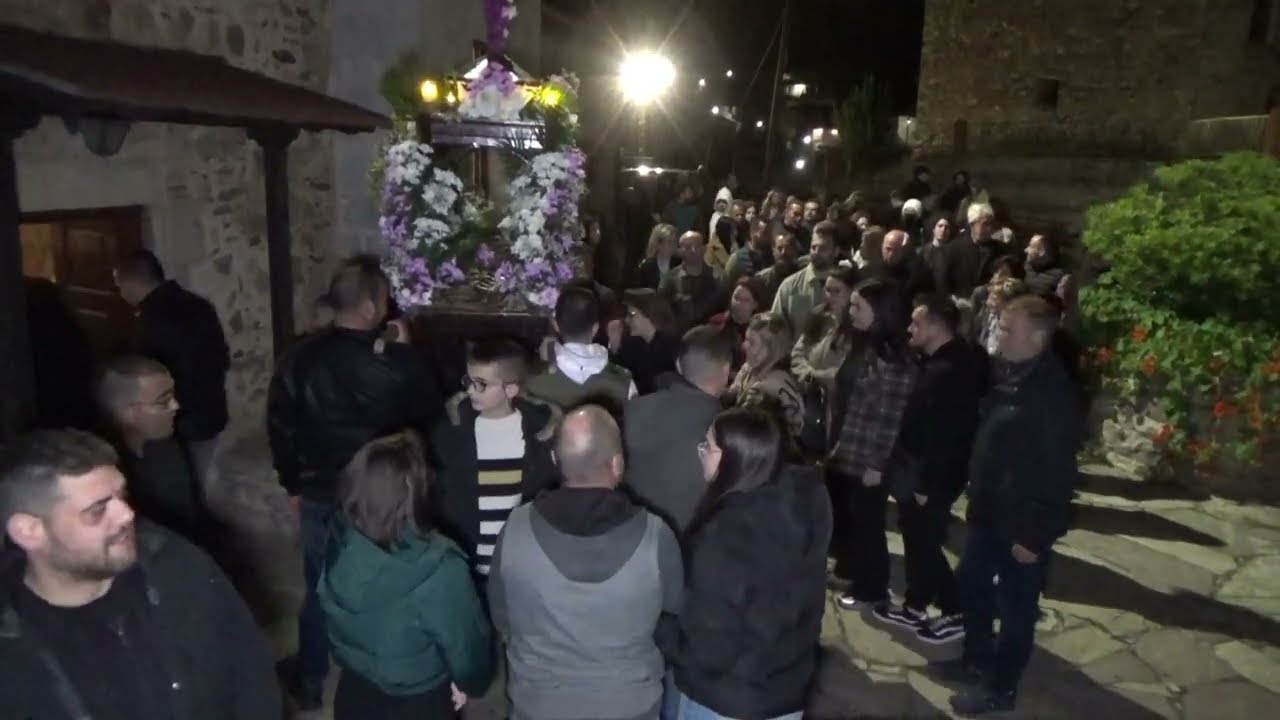 Χρύσαφα | Περιφορά Επιταφίου 18.4.2025