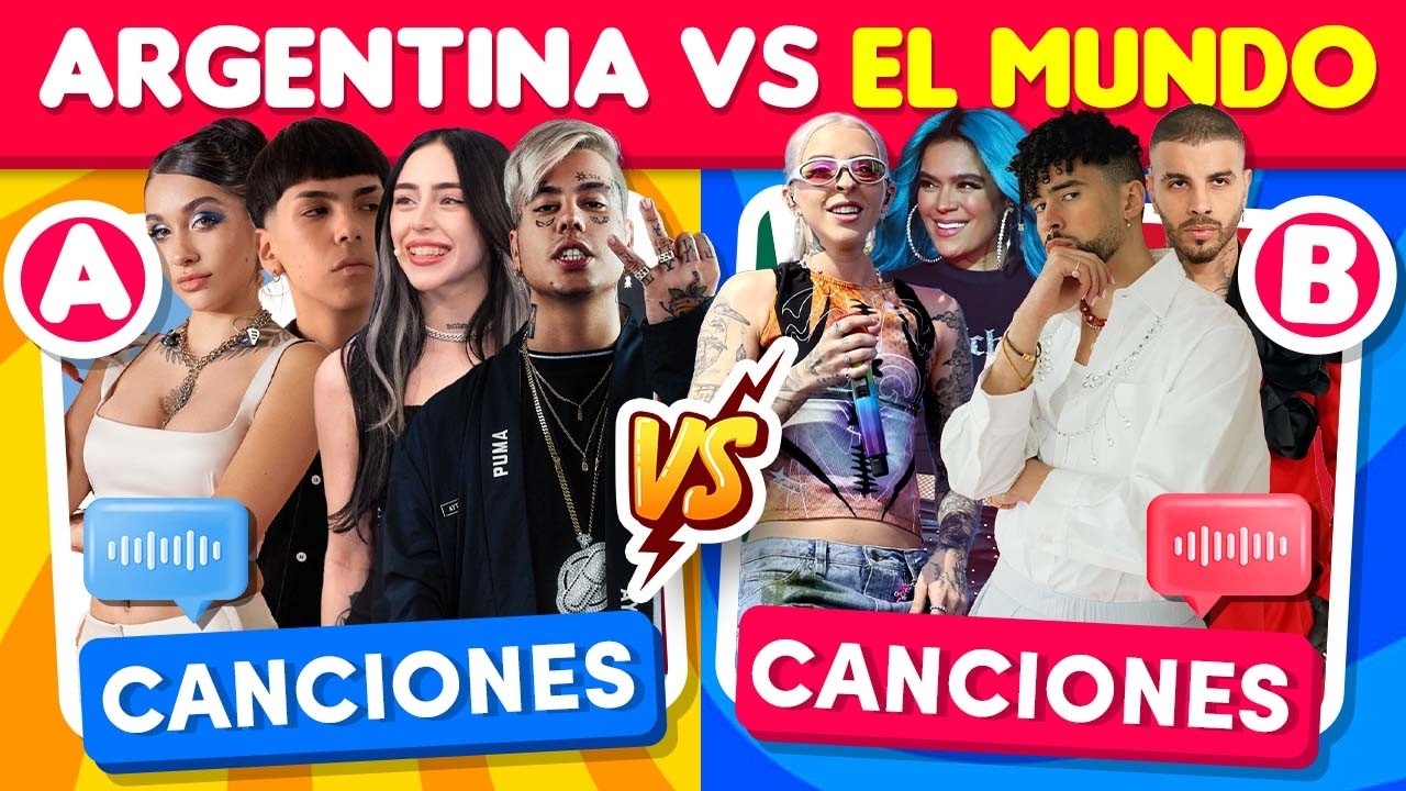 Salva una Canción 🎵 ARGENTINA vs el MUNDO 😱 Quiz Tv de Música Dale Play▶