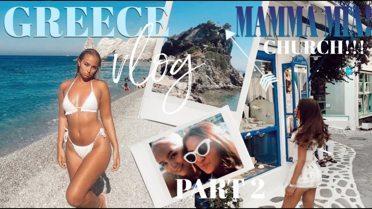 GREECE VLOG PART 2!!!! WE WENT TO MAMMA MIA FILM LOCATIONS