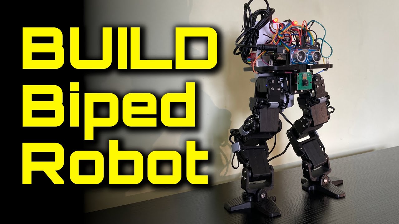 Real, Working Bipedal Robot Demo: Full Build Guide in the Book