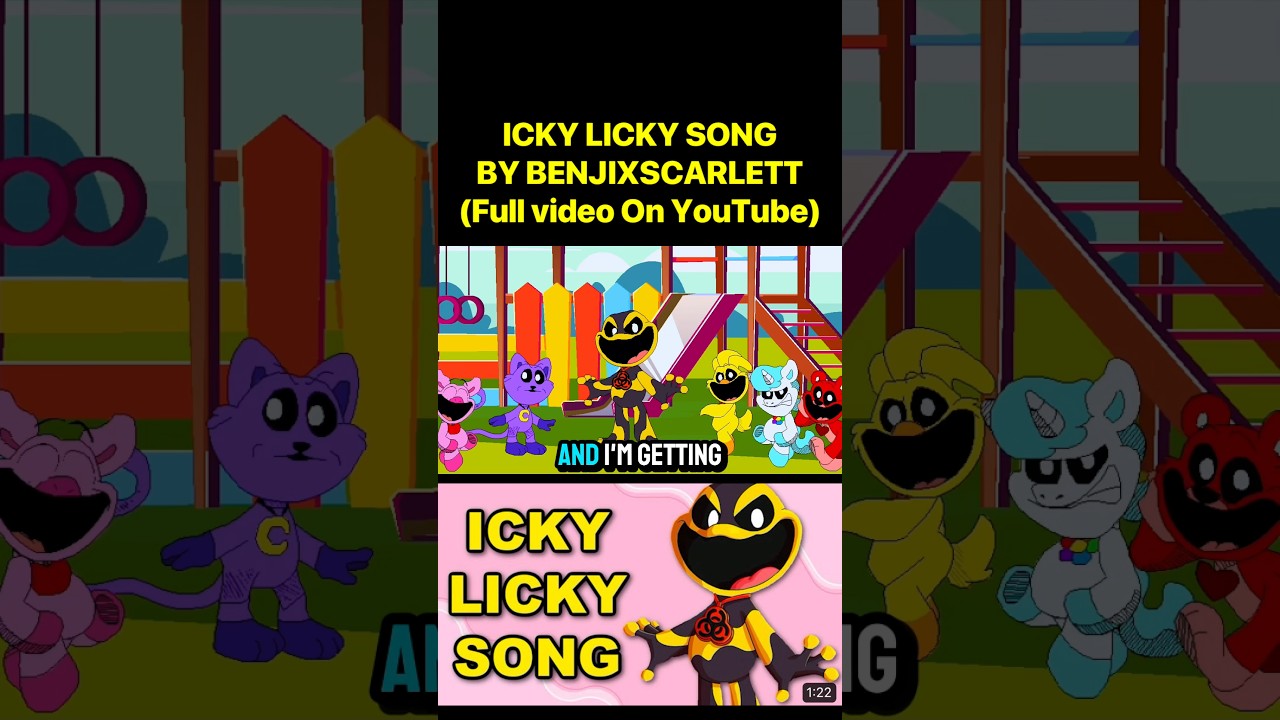 Icky LICKY Song 🎶 (Poppy Playtime Chapter 4 Nightmare Critters)