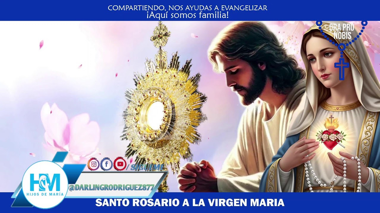 Santo Rosario a  la Virgen María - Misterios Luminosos - 12-03-2026
