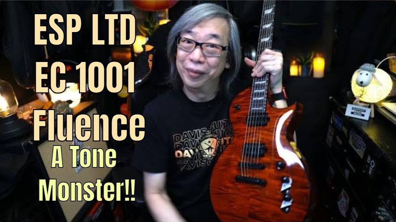 What a Tone Monster! ESP LTD EC 1001 Fluence   Tiger Eye