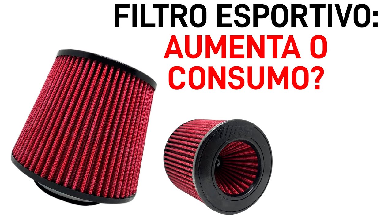 FILTRO DE AR ESPORTIVO... AUMENTA O CONSUMO de combust&iacute;vel? MIIIITO!