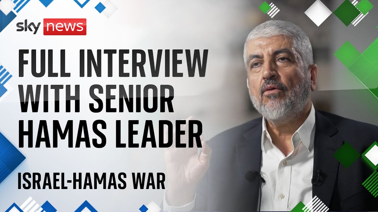 In full: Senior Hamas leader says hostages will be freed if Israel reduces Gaza bombing