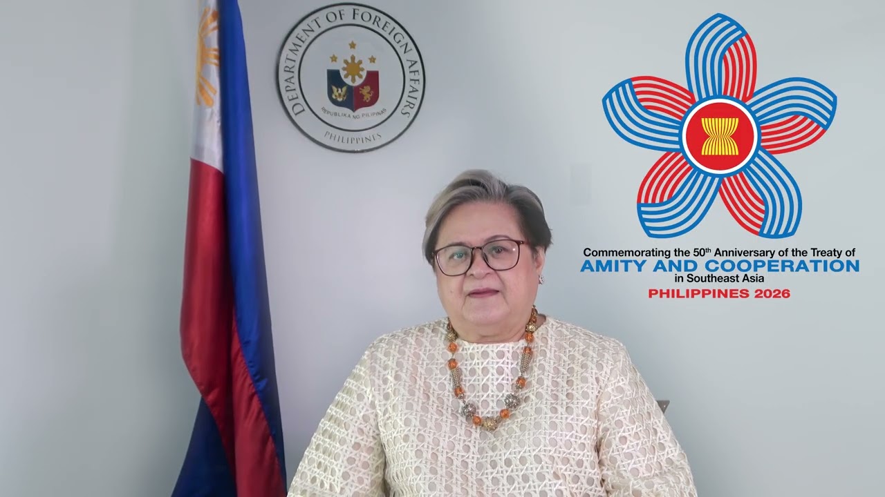 PH Unveils Commemorative Logo for 50th Anniversary of Treaty of Amity and Cooperation in SEA