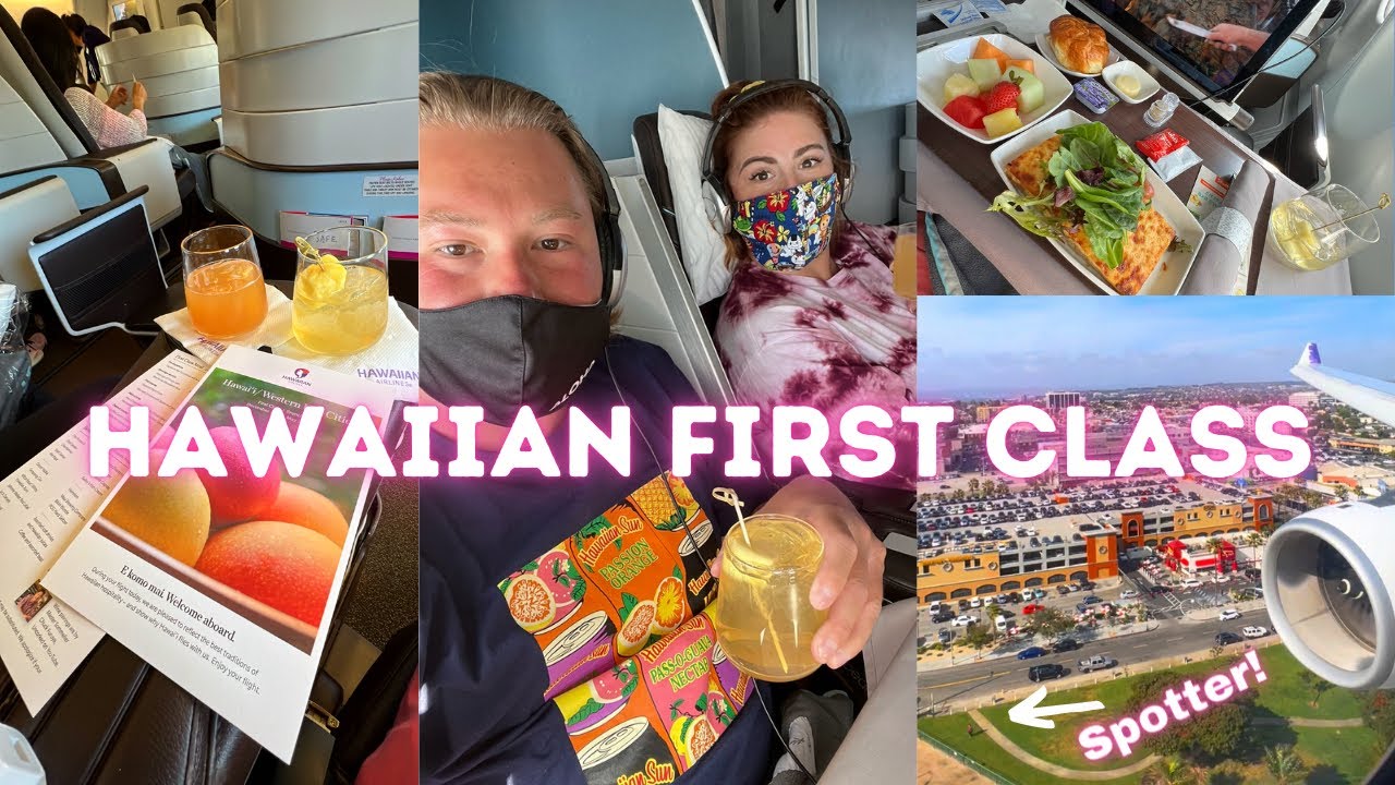 Flying Hawaiian First Class | Early Morning Flight To Los Angeles