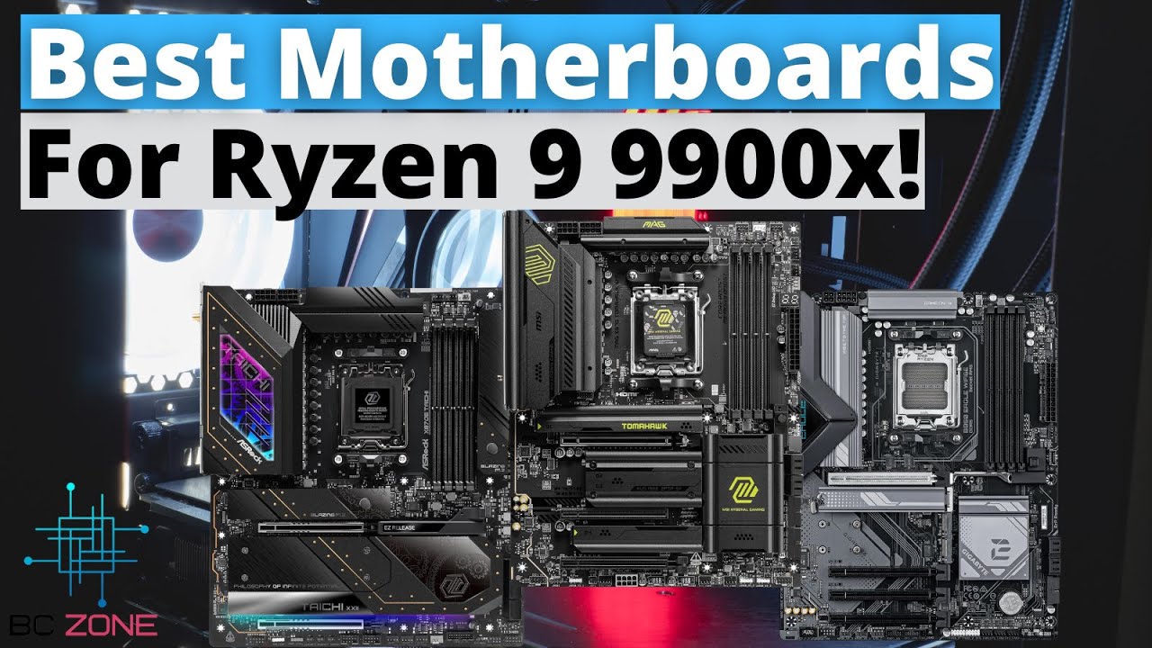 🔥Лучшие материнские платы для Ryzen 9 9900x в 2025 году! (ТОП-3)🔥