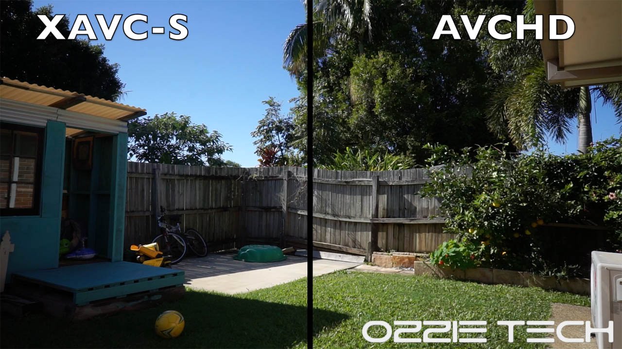 Sony a6000 XAVC-S vs AVCHD Side by Side