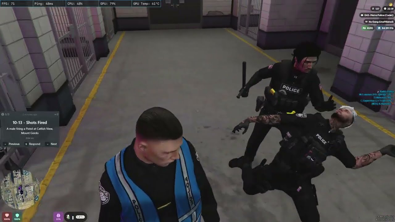 Gta v as police Arresting Criminals in Roleplay