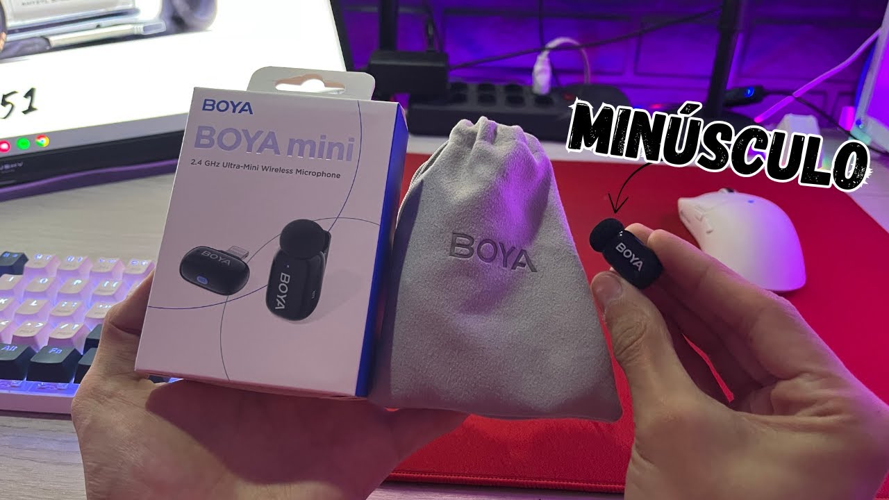 UNBOXING E TESTE - MICROFONE LAPELA BOYA MINI