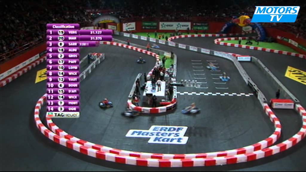 Masters Kart Bercy 2011 finale samedi pilotes stars