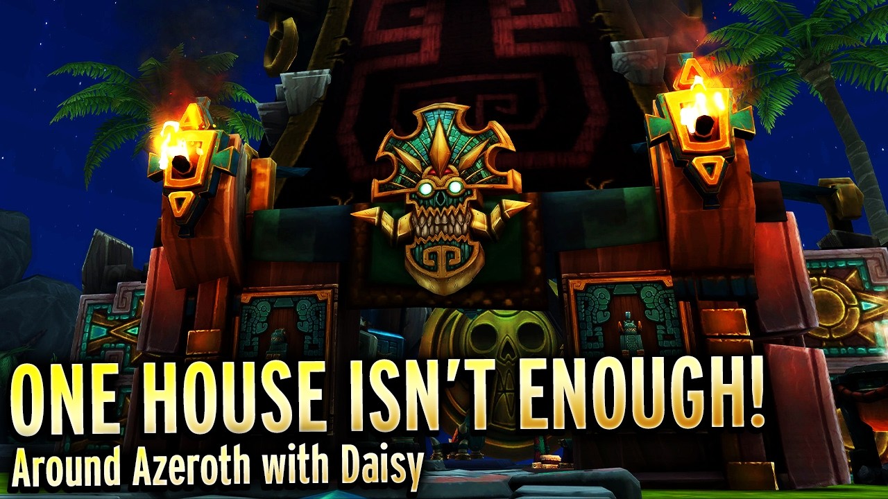 Multiple Skybox Homes In One Build! Around Azeroth with Daisy WoW Housing Tour