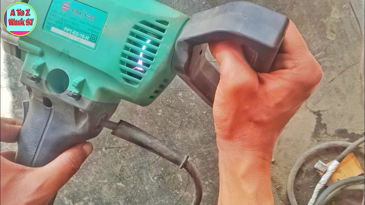 Drill machine repair in Hindi || drill machine sparking