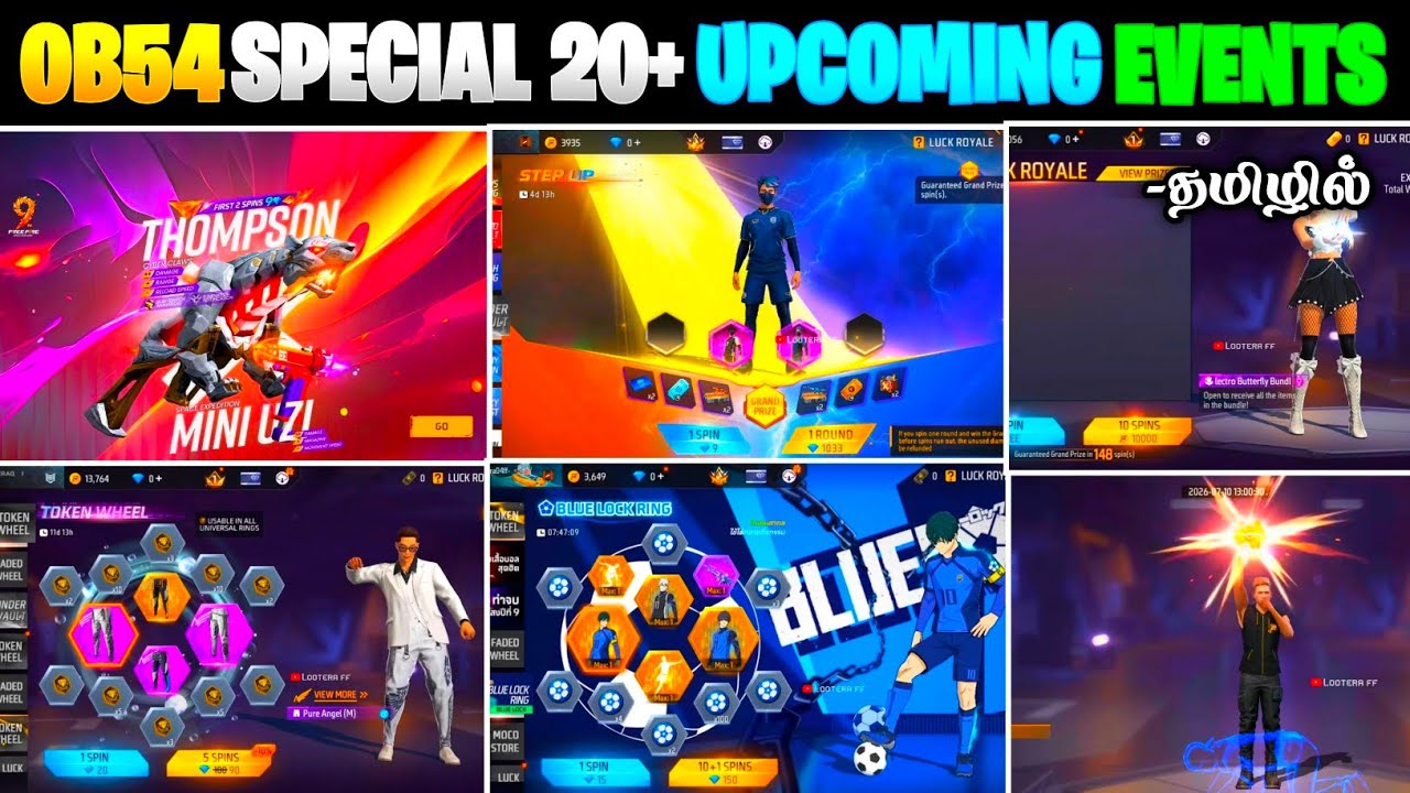 💥Upcoming Events 2026 Free Fire In Tamil | Free Fire New Event | Free Fire New Update