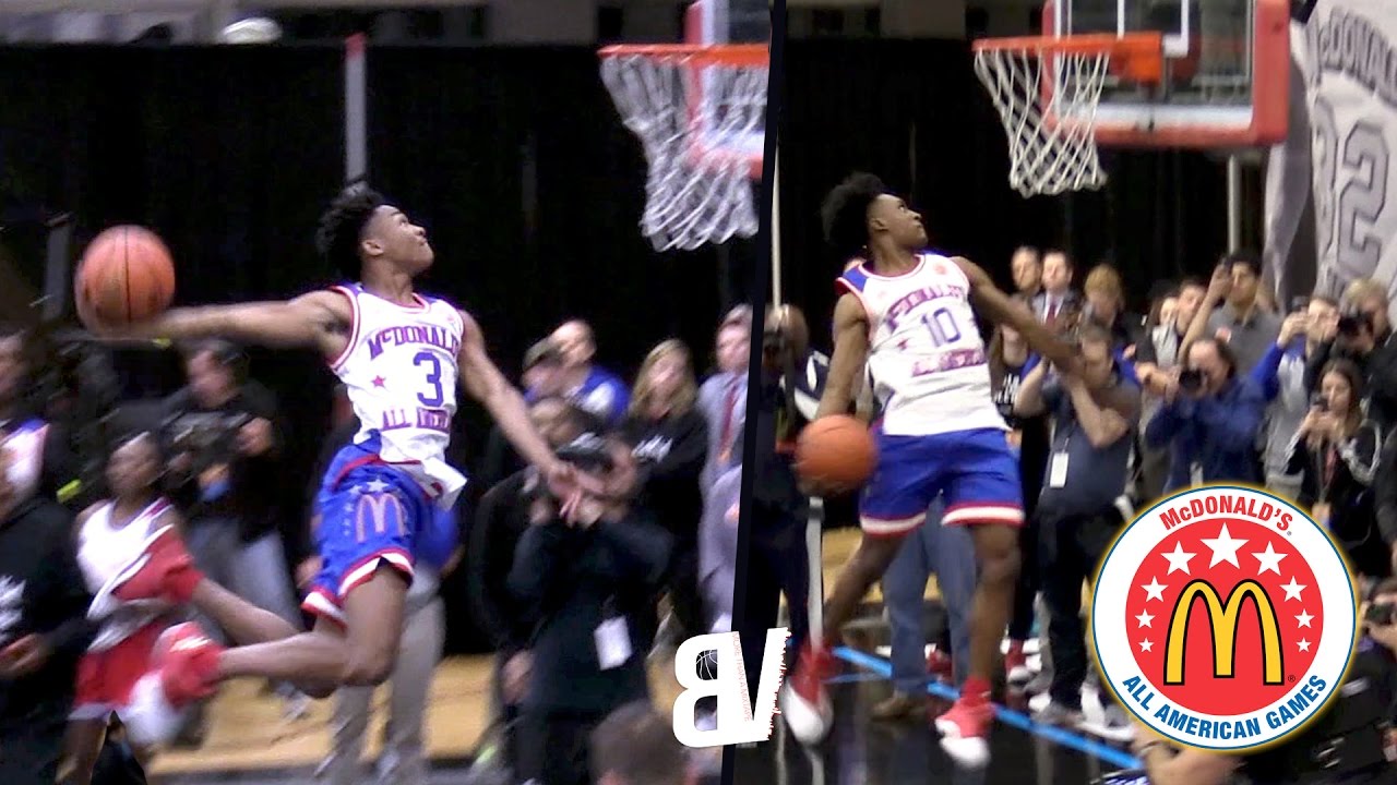 Collin Sexton VS Jaylen Hands DUNK CONTEST! McDonald's All-American Jam-Fest ALL DUNKS