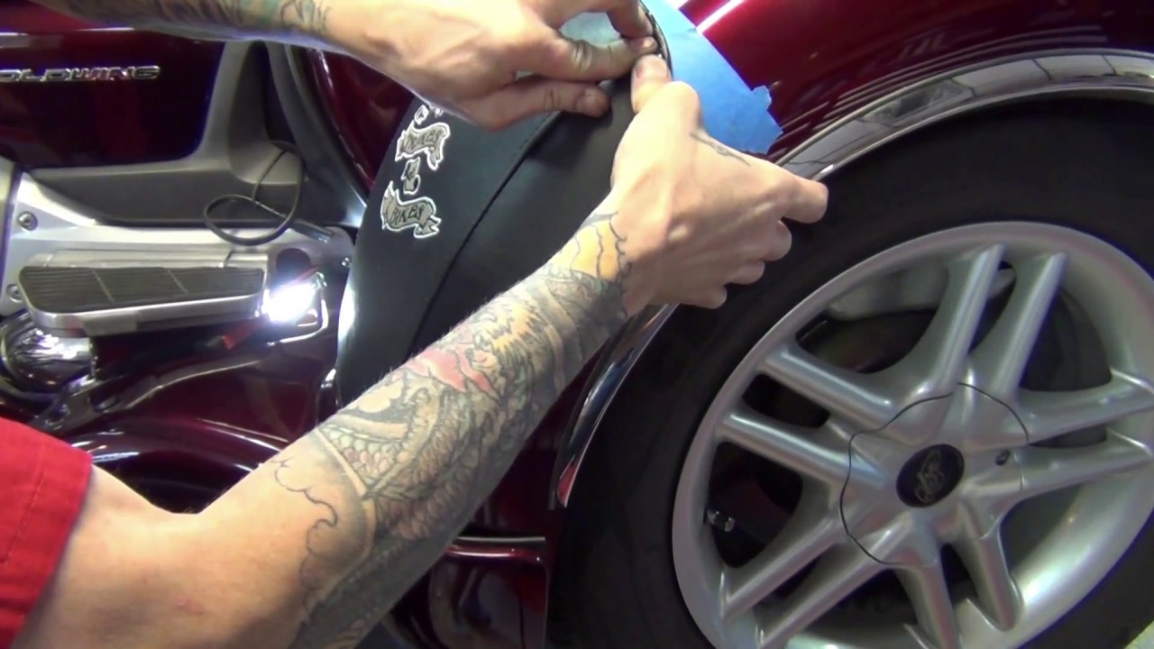 Bras For Trikes - Trike Fender Bra Install