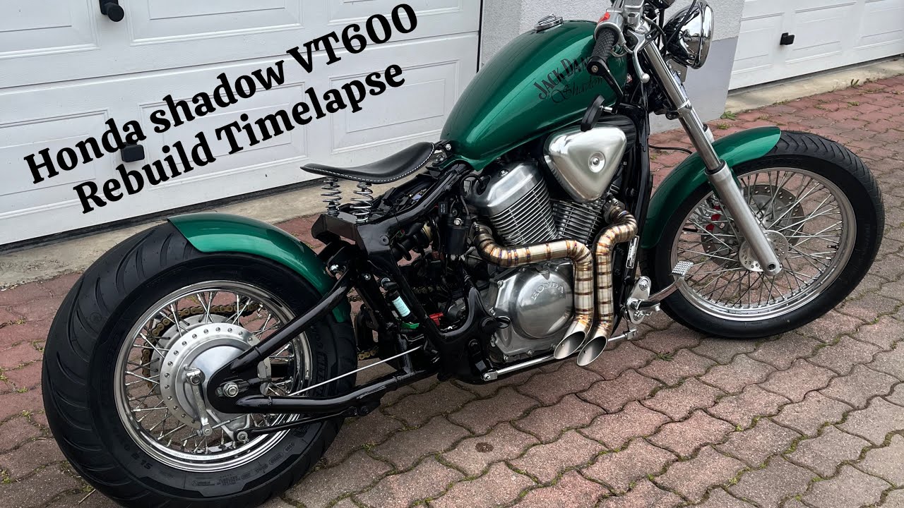 Сборка боббера Honda Shadow VT600 в режиме покадровой съемки