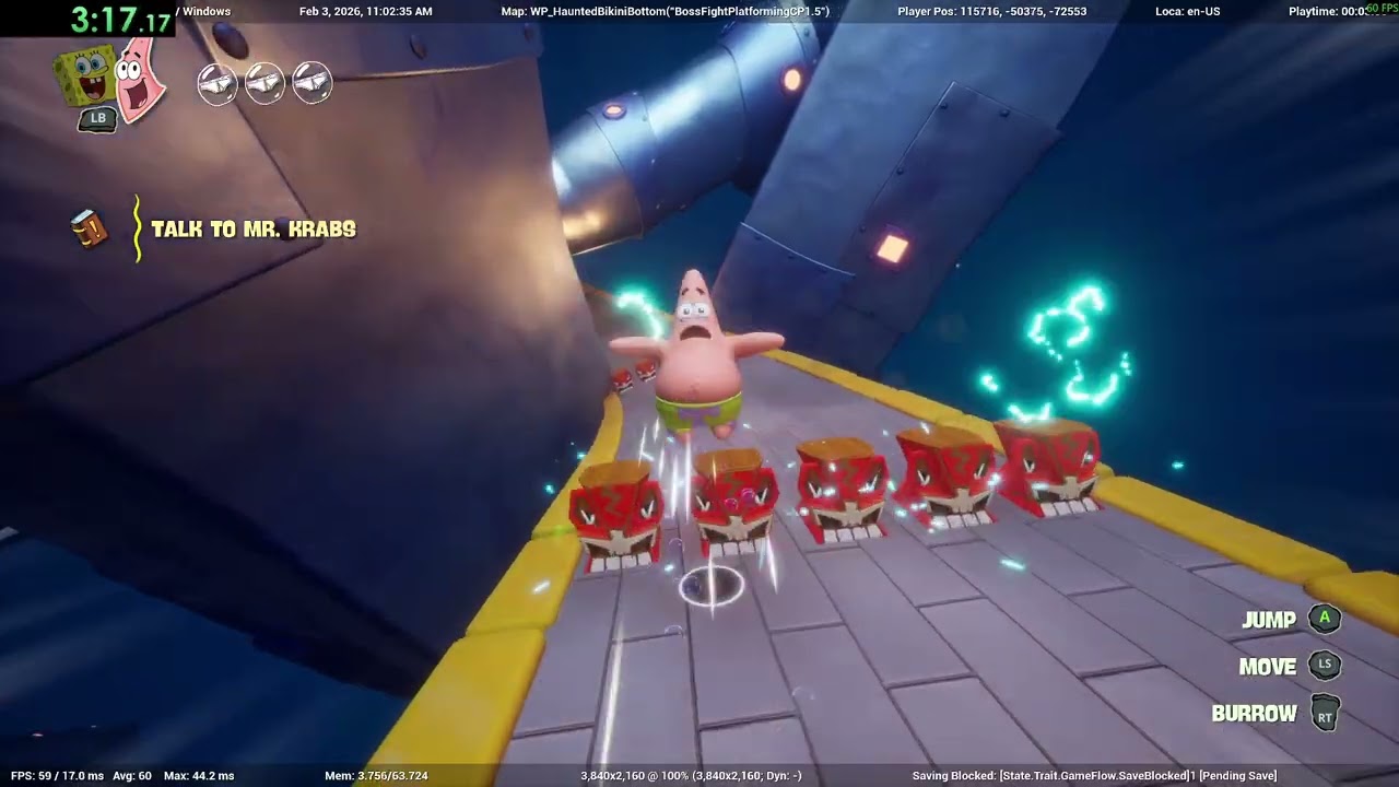 SpongeBob SquarePants: Titans of the Tide - Any% (v1.3) in 8:33