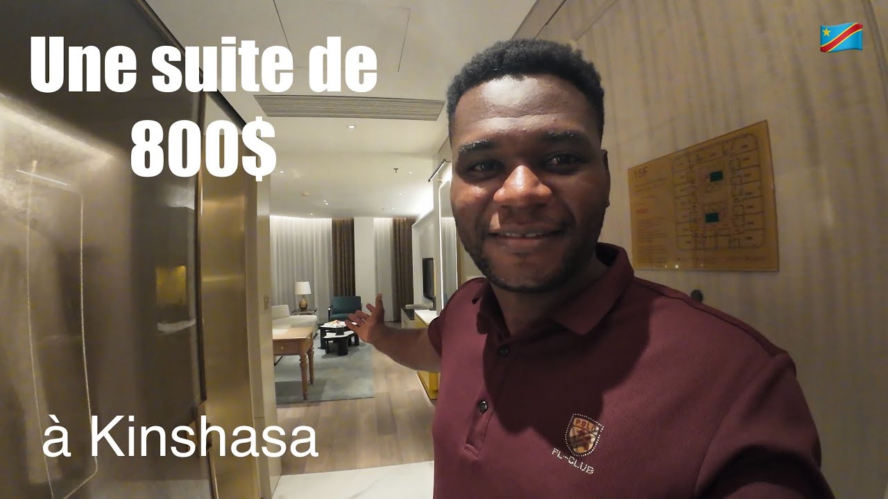 Que peut-on avoir à KINSHASA 🇨🇩 avec 800 $ ? |  Meilleurs hôtels de la ville | séjour de luxe.