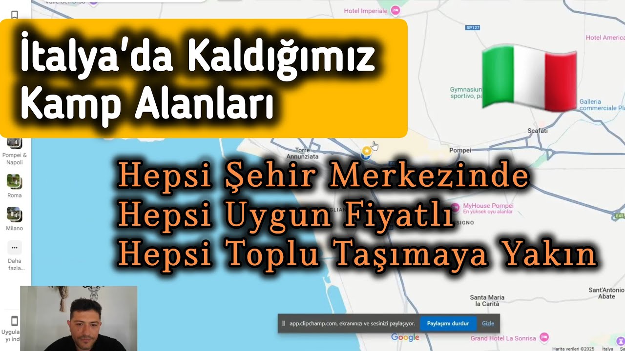 İtalya'da Kaldığımız Kamp Alanları | Hepsi Uygun Fiyatlı, Şehir Merkezine ve Toplu Taşımaya Yakın