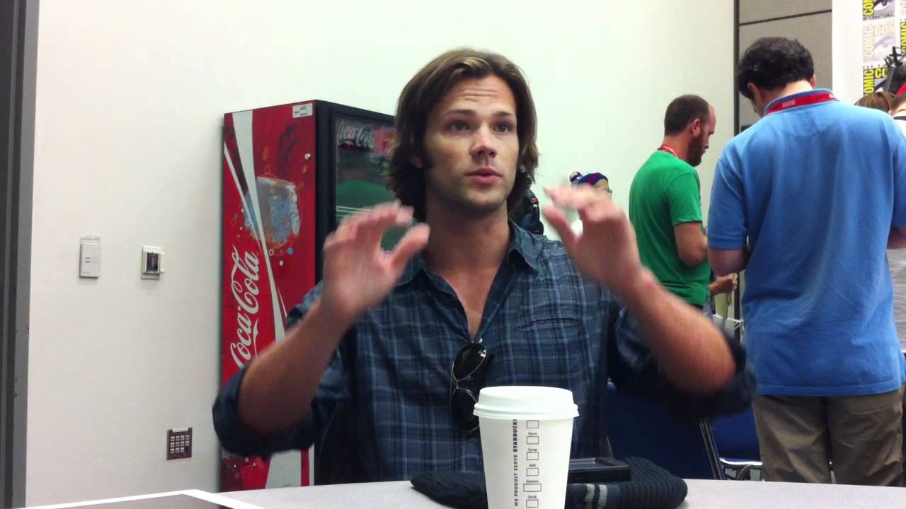 Comic Con 2011 - Jared Padalecki aka Sam Winchester at The Supernatural Press Room